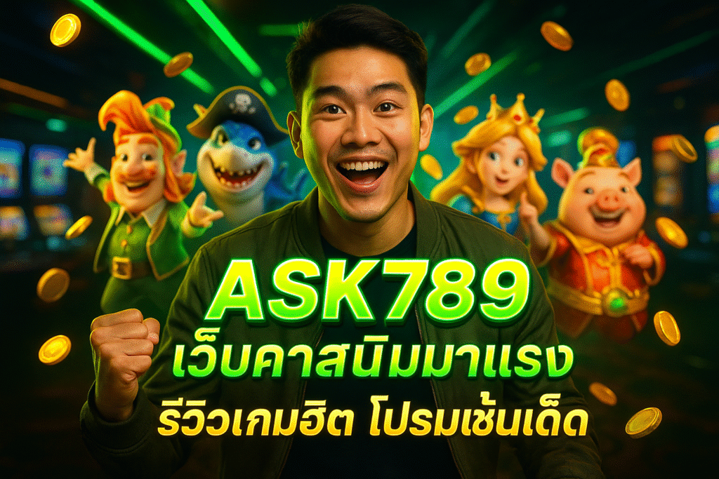 ASK789 เว็บคาสิโนมาแรง รีวิวเกมฮิต โปรโมชั่นเด็ด