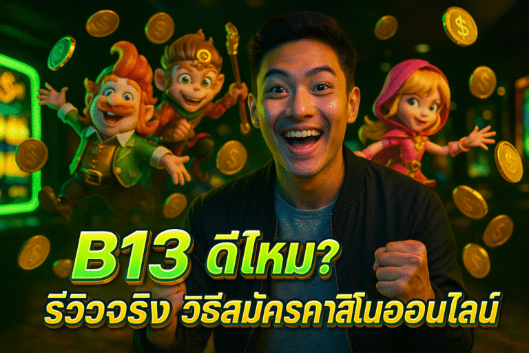 B13 ดีไหม? รีวิวจริง วิธีสมัครคาสิโนออนไลน์